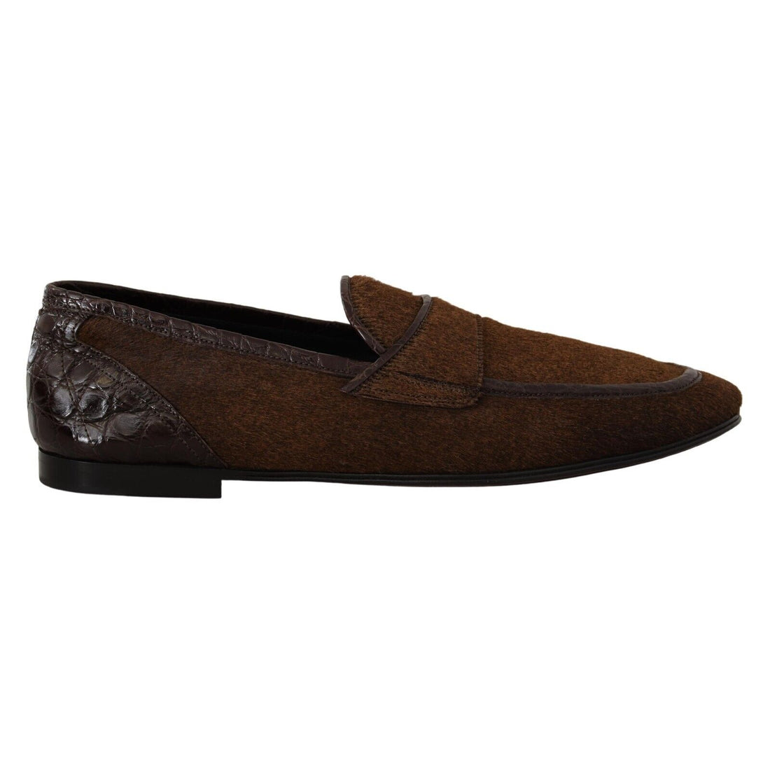 Dolce & Gabbana Exquisite Exotic Leather Loafers