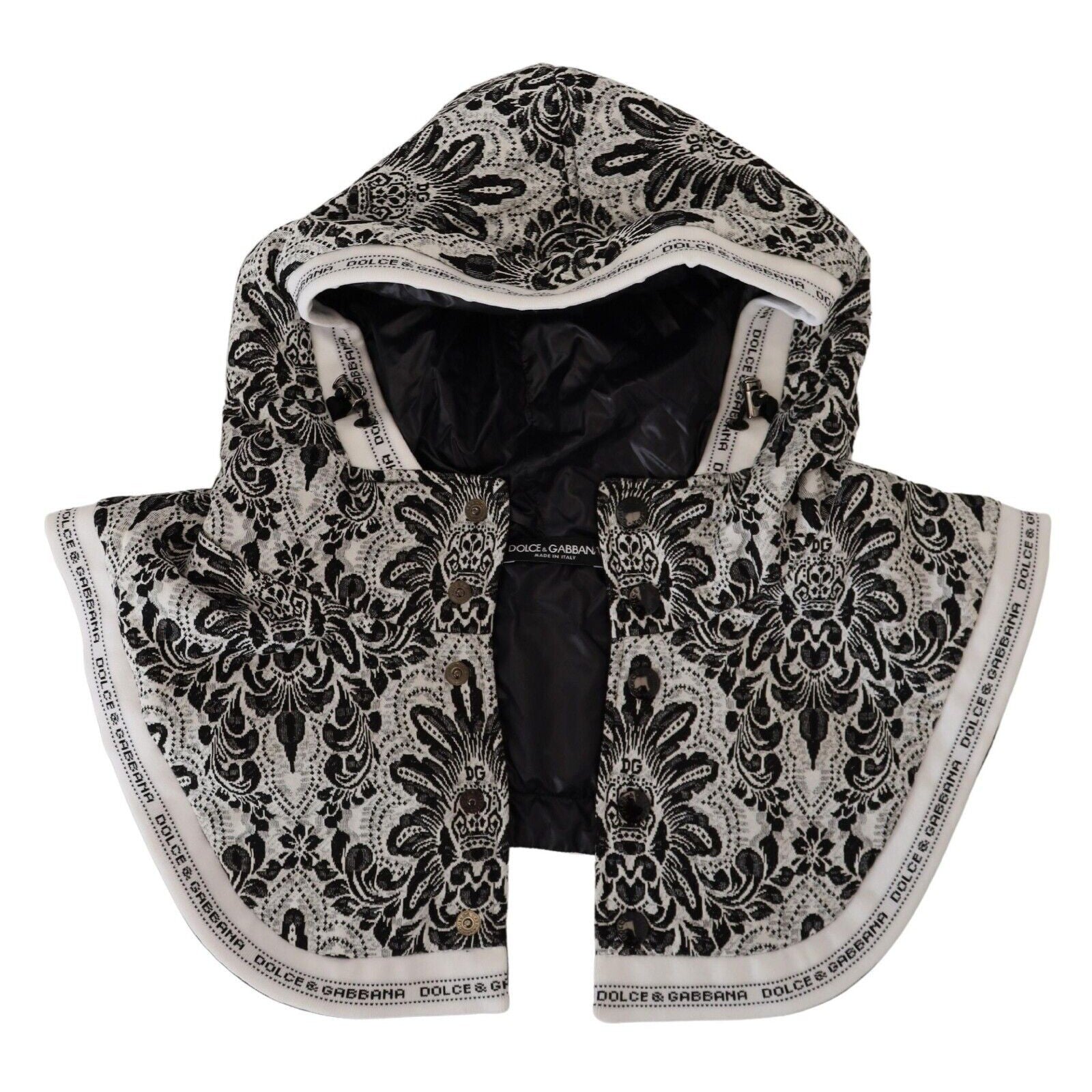 Dolce &amp; Gabbana Elegant Floral Cotton Whole Head Wrap Hat
