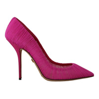 Dolce & Gabbana Elegant Pink Tulle Mesh Heels Pumps