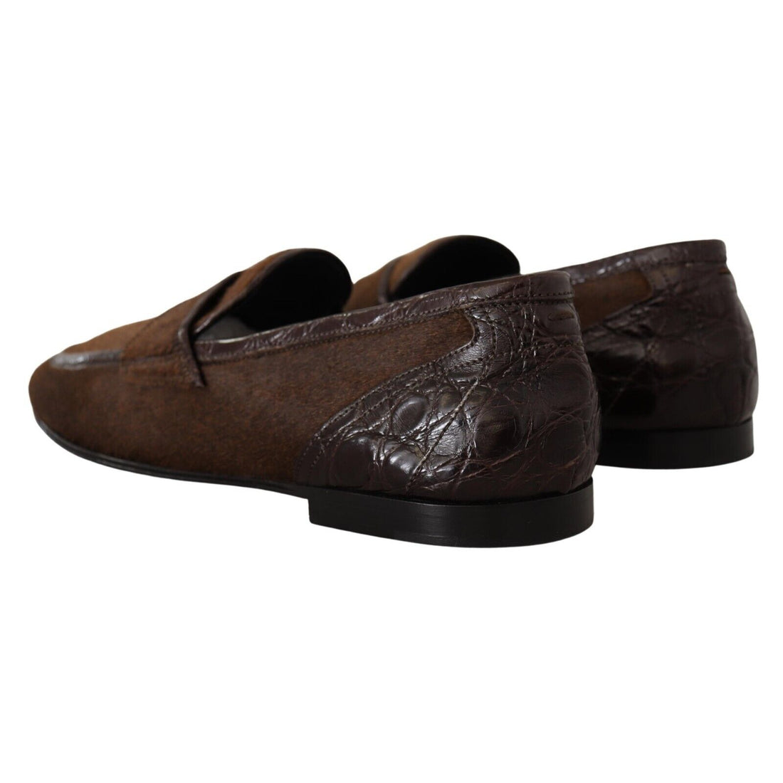 Dolce & Gabbana Exquisite Exotic Leather Loafers