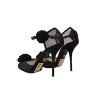 Dolce & Gabbana Elegant Black Mesh Heels Pumps