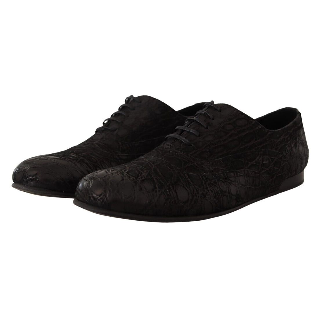 Dolce & Gabbana Elegant Exotic Leather Oxford Shoes