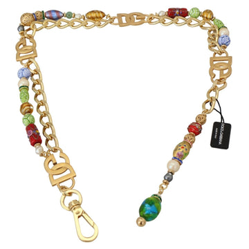 Dolce & Gabbana Elegant Gold Tone Chain Belt