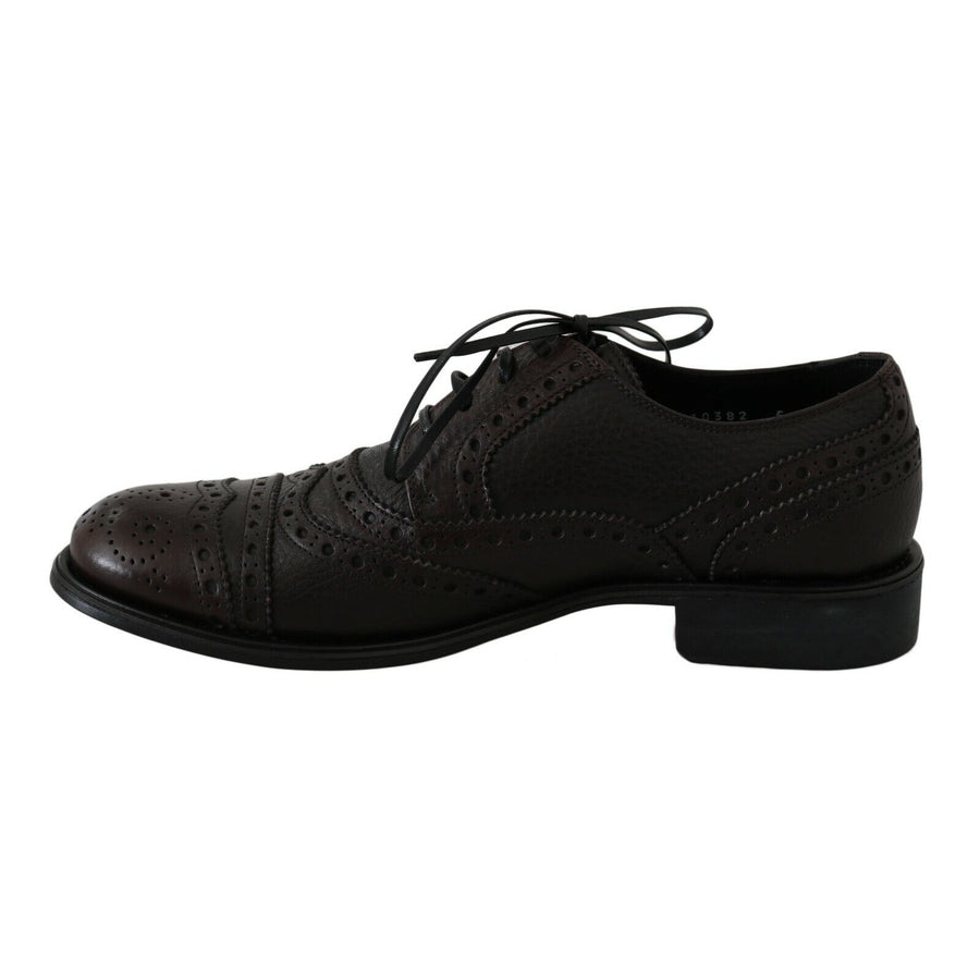 Dolce & Gabbana Elegant Wingtip Derby Dress Shoes