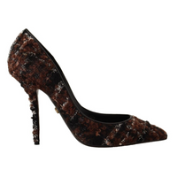 Dolce & Gabbana Elegant Multicolor Tweed Pumps