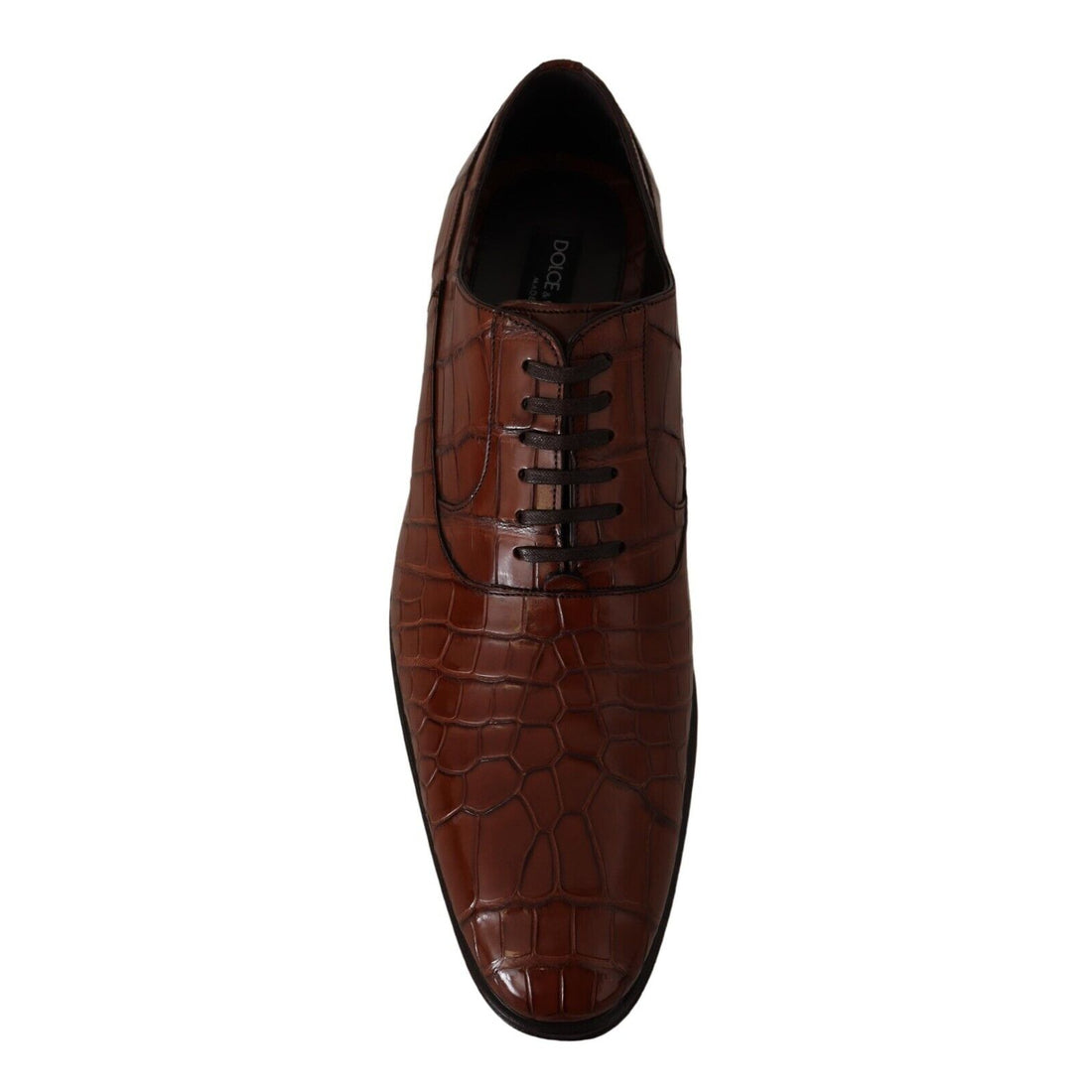 Dolce & Gabbana Elegant Exotic Crocodile Leather Formal Shoes