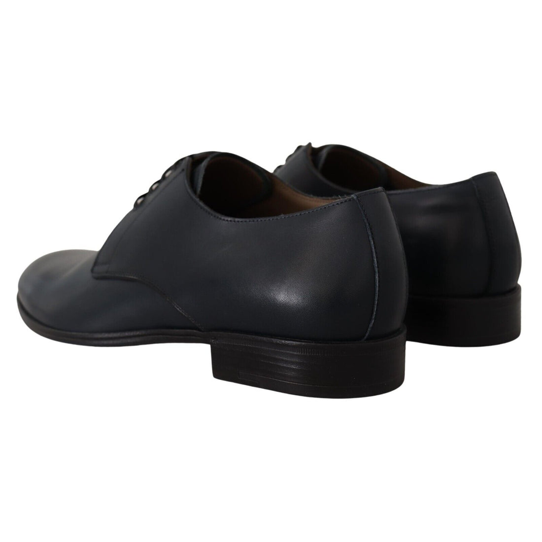 Dolce & Gabbana Elegant Navy Blue Derby Formal Shoes