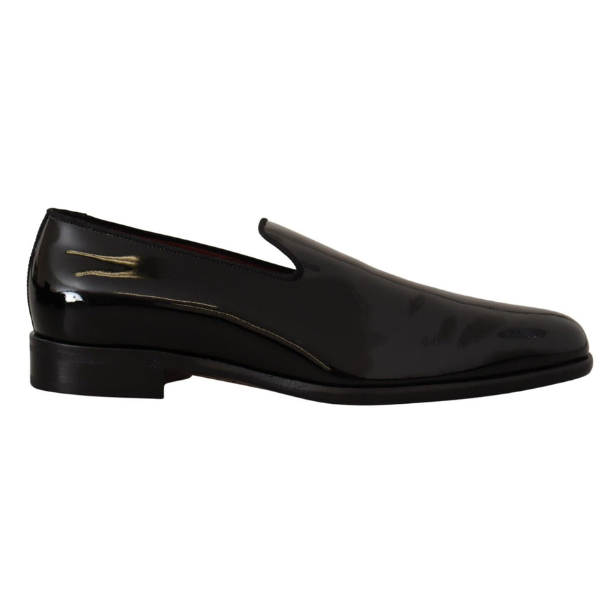 Dolce & Gabbana Elegant Black Patent Leather Loafers