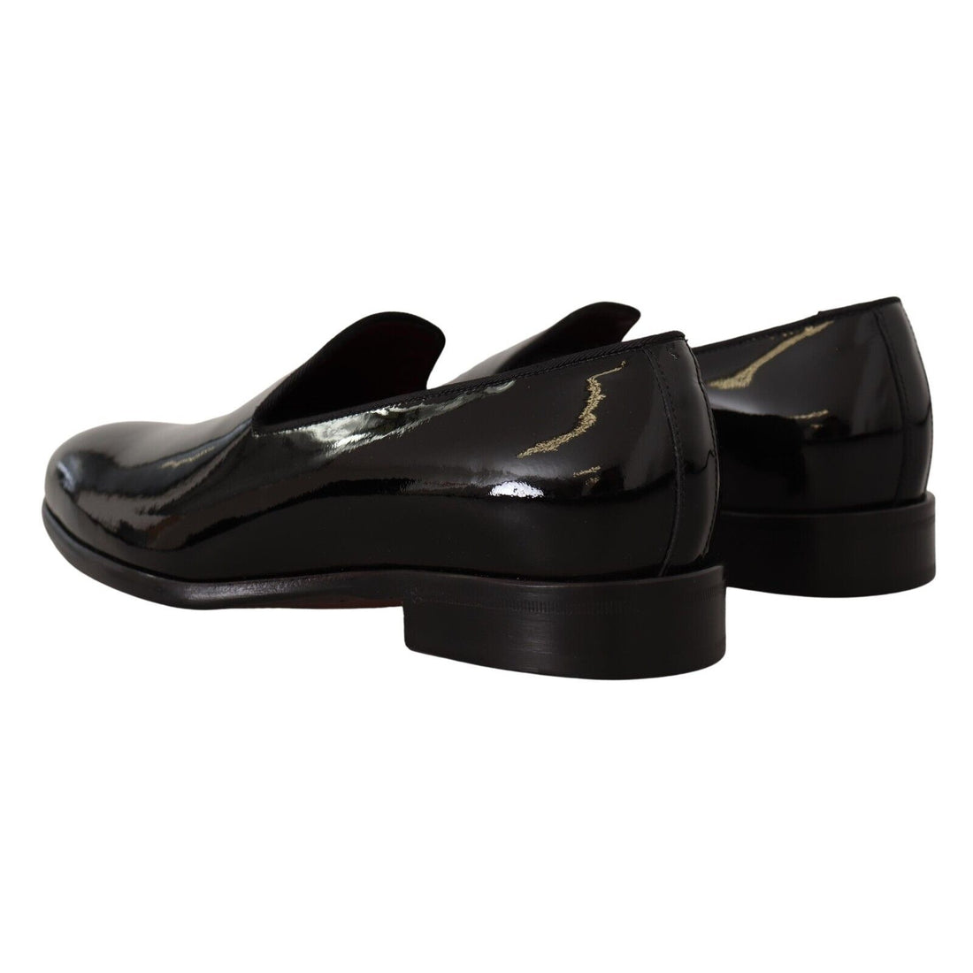 Dolce & Gabbana Elegant Black Patent Leather Loafers