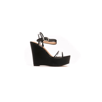 Péché Originel Elevate Your Look with Chic Transparent Wedge Sandals