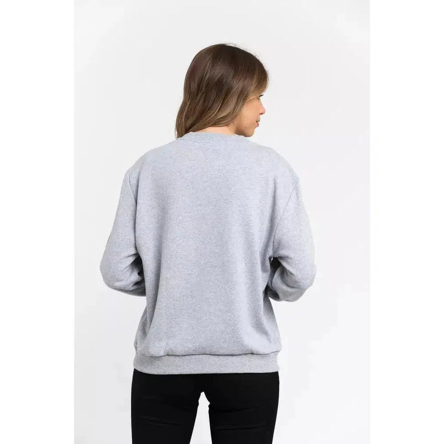 Trussardi Oversized Cotton-Blend Round-Neck Sweatshirt